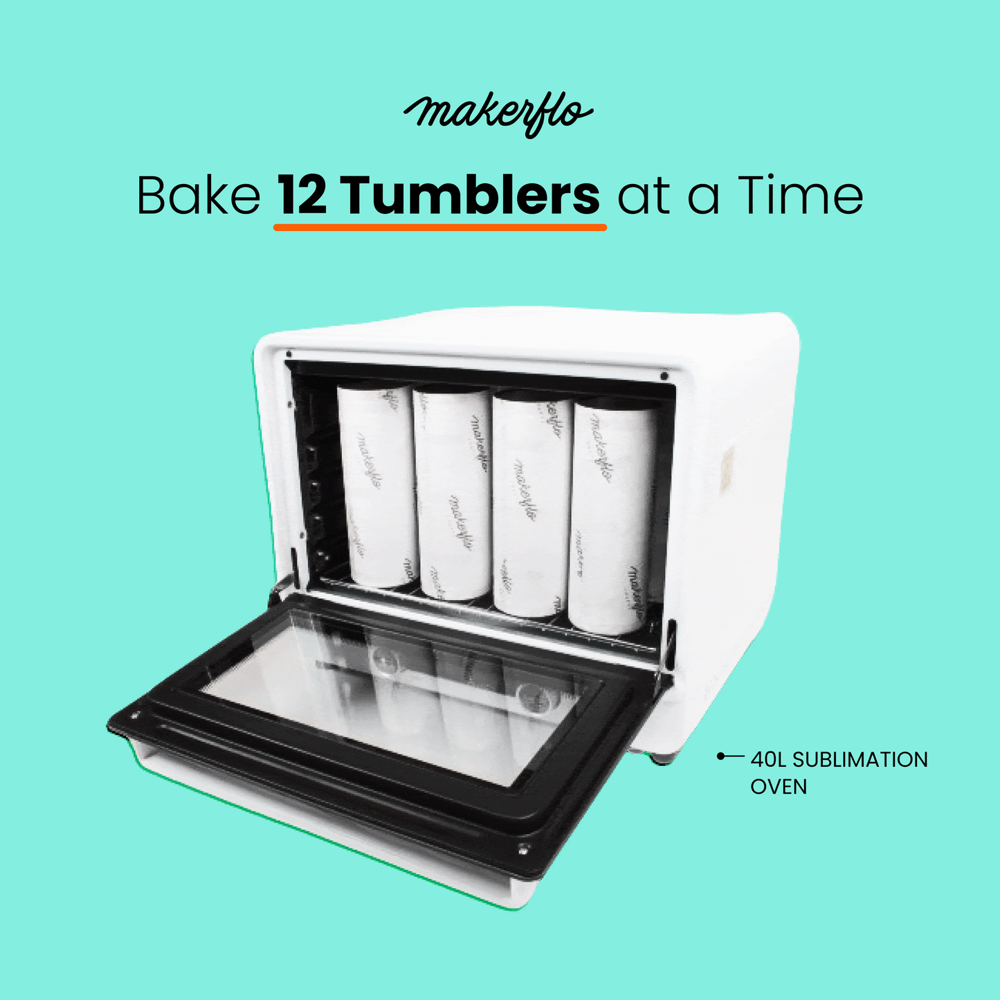 MakerFlo Sublimation Oven, 40L