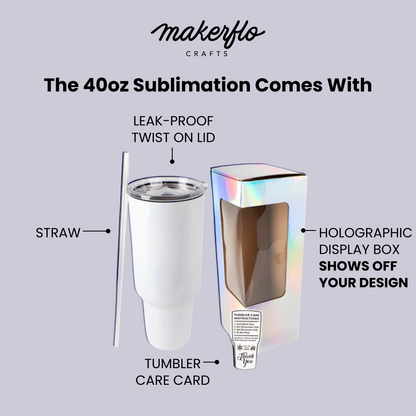 40oz Sublimation Tumbler