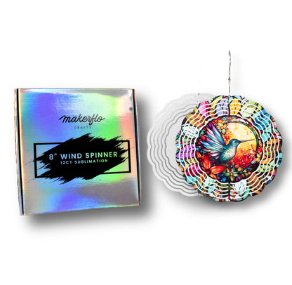 Sublimation Wind Spinner 8 in