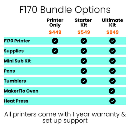 Epson® F170 Printer & Cookbook