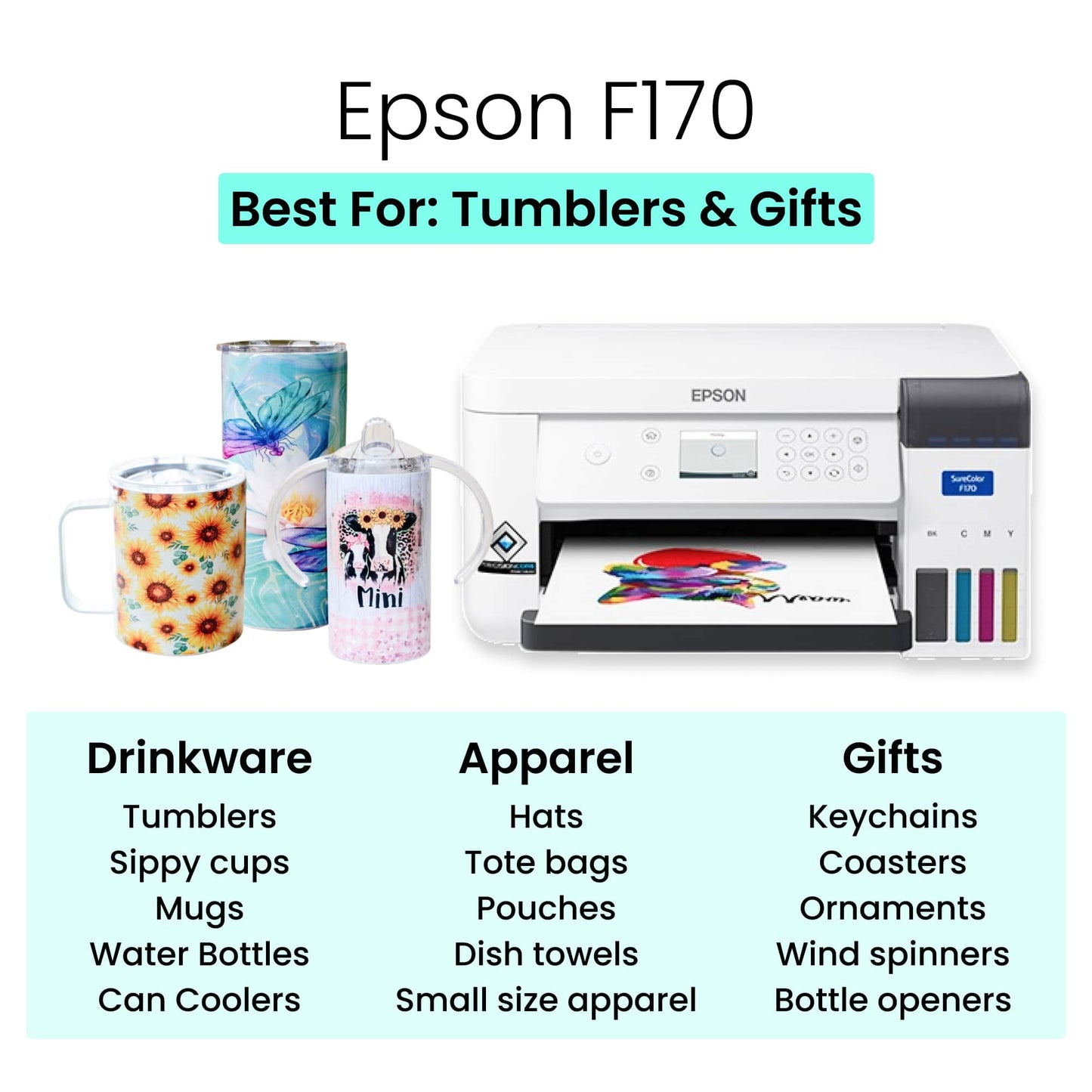 Epson® F170 Sublimation Ultimate Kit