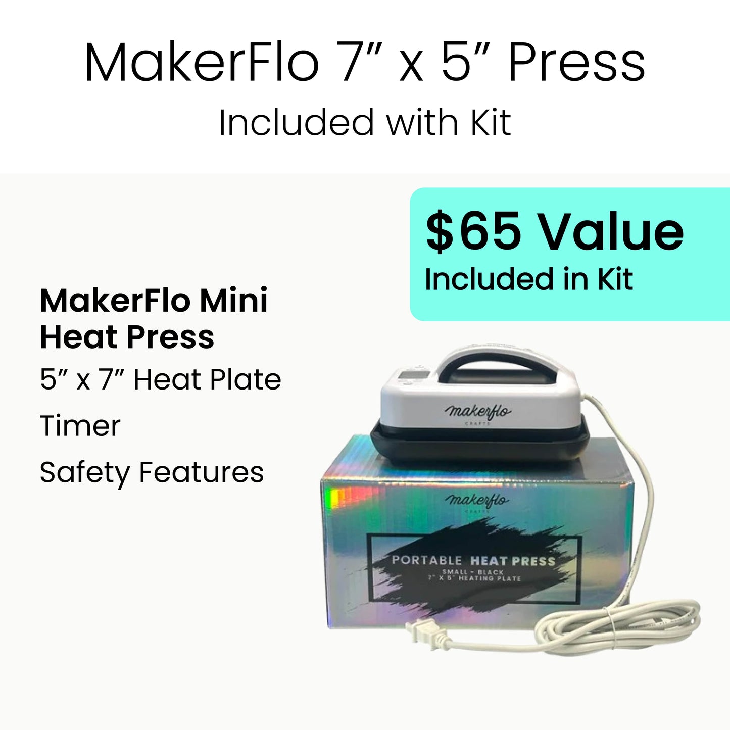 Sublimation Mini Starter Kit & Heat Press