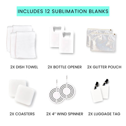 Sublimation Mini Starter Kit & Heat Press