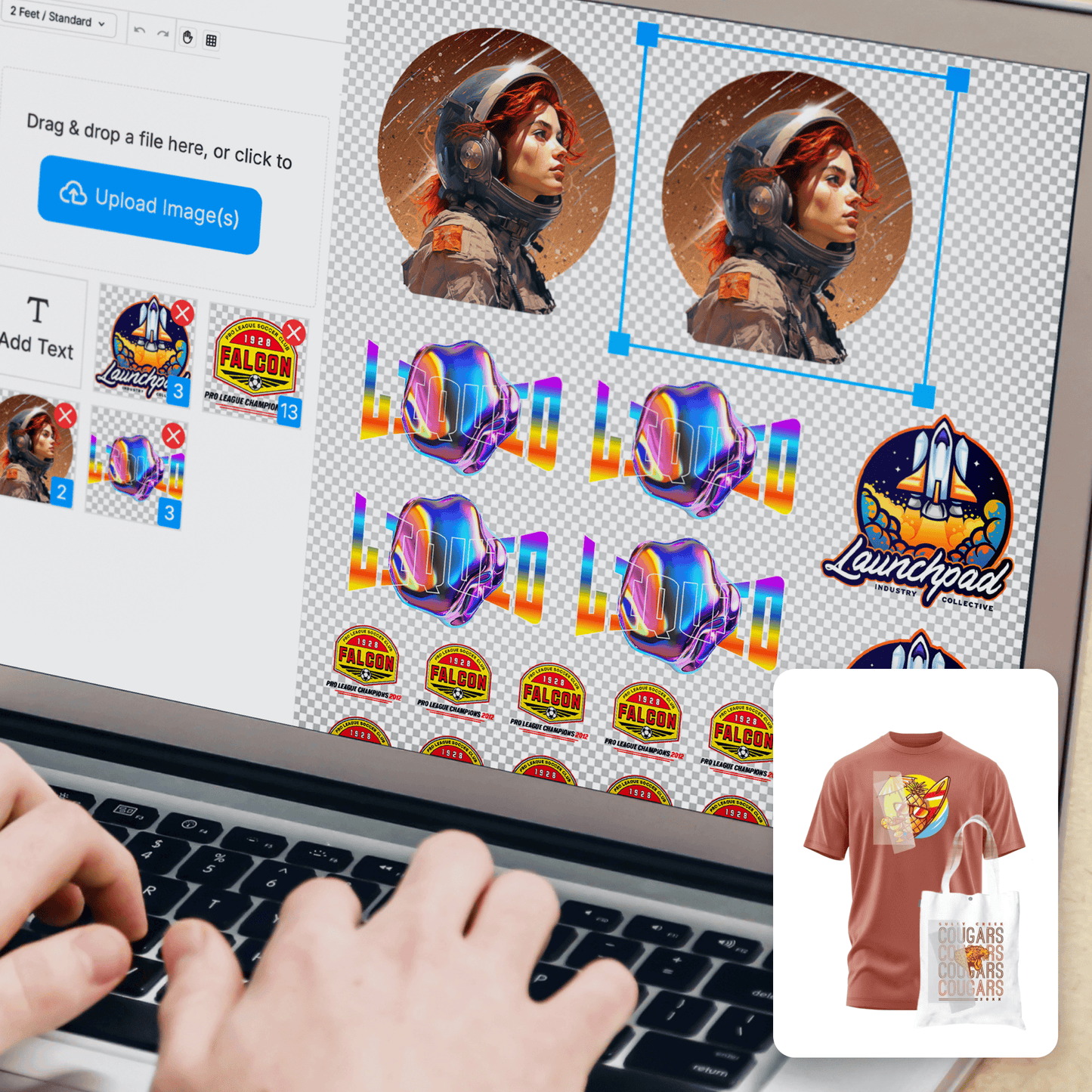 DTF Gang Sheet Builder