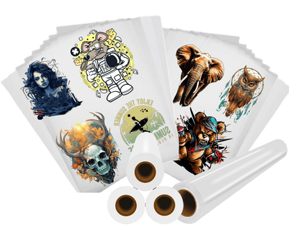 Ganged Design DTF Transfer Sheets