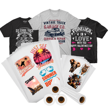 Ganged Design DTF Transfer Sheets